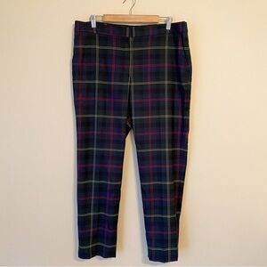 Talbots Hampshire Ankle Tartan Plaid Pants - 14